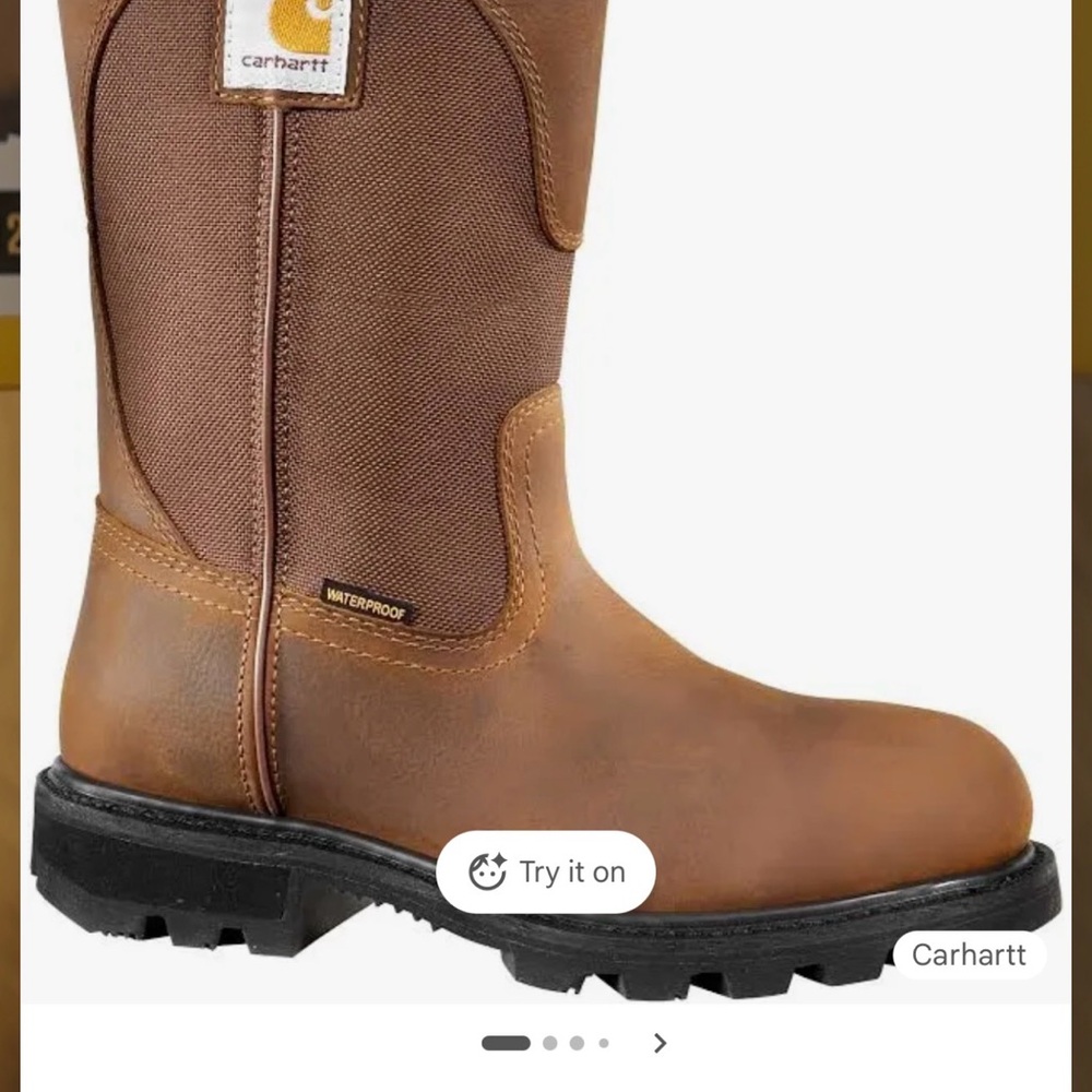 Women’s Waterproof 10-inch Steel Toe Wellington Boot